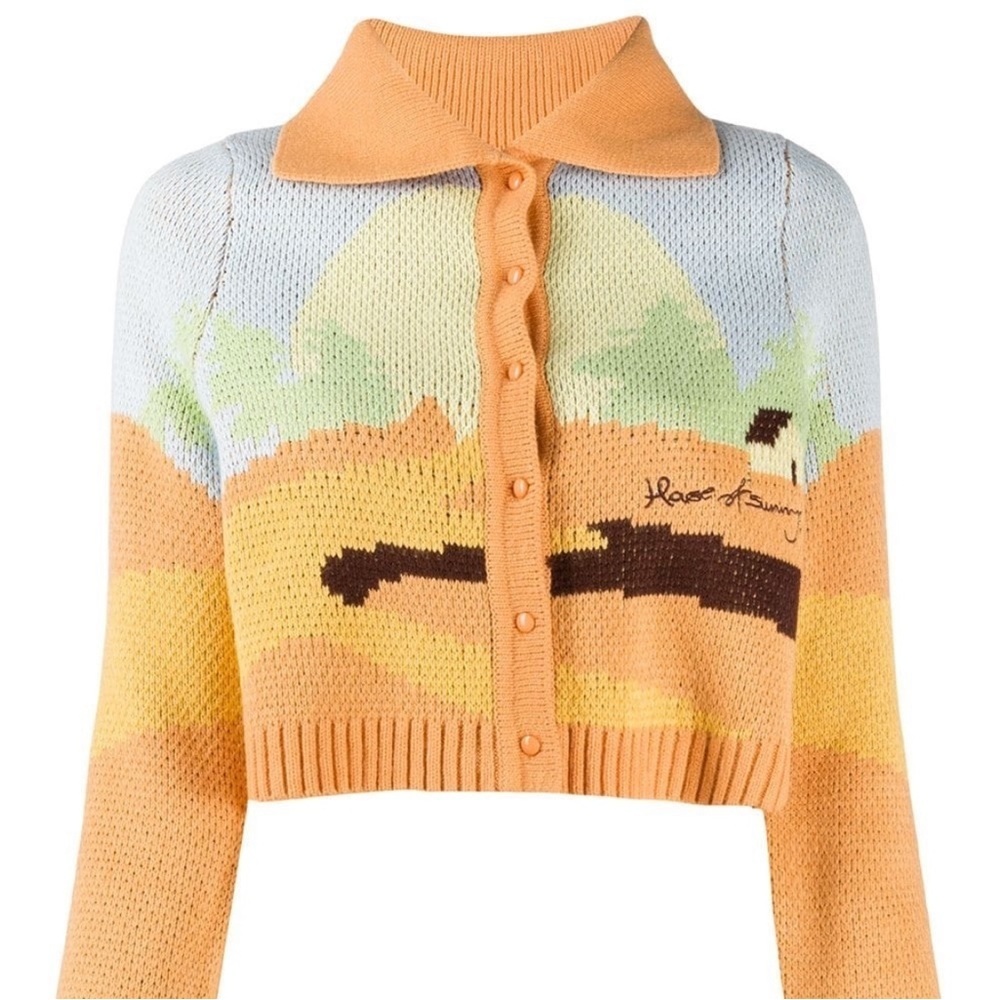 House of Sunny Cropped Button Cardigan - Picture 2 of 11